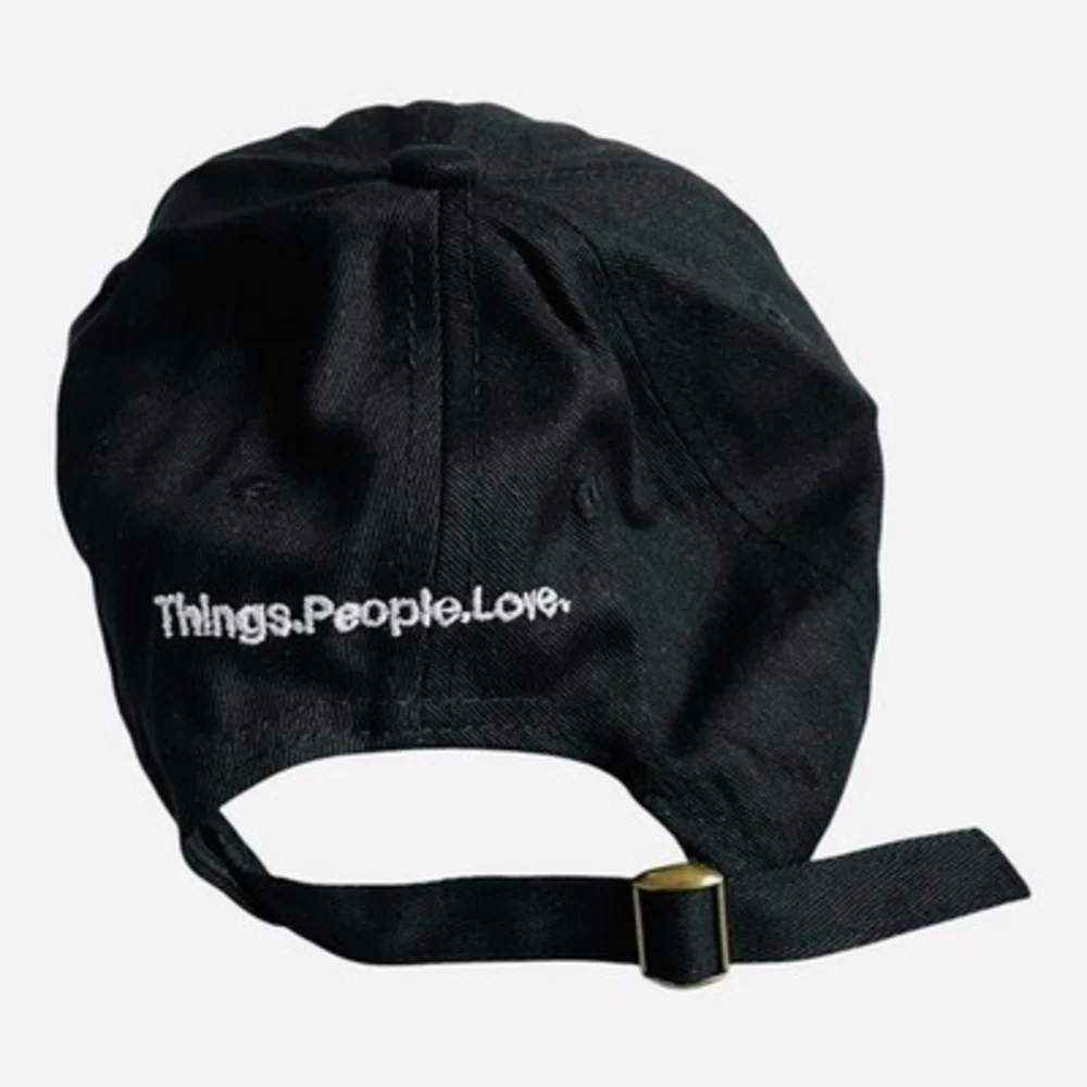 eBay Logo Black Embroidered Baseball Hat Cap Adjustable Unisex Casual One Size